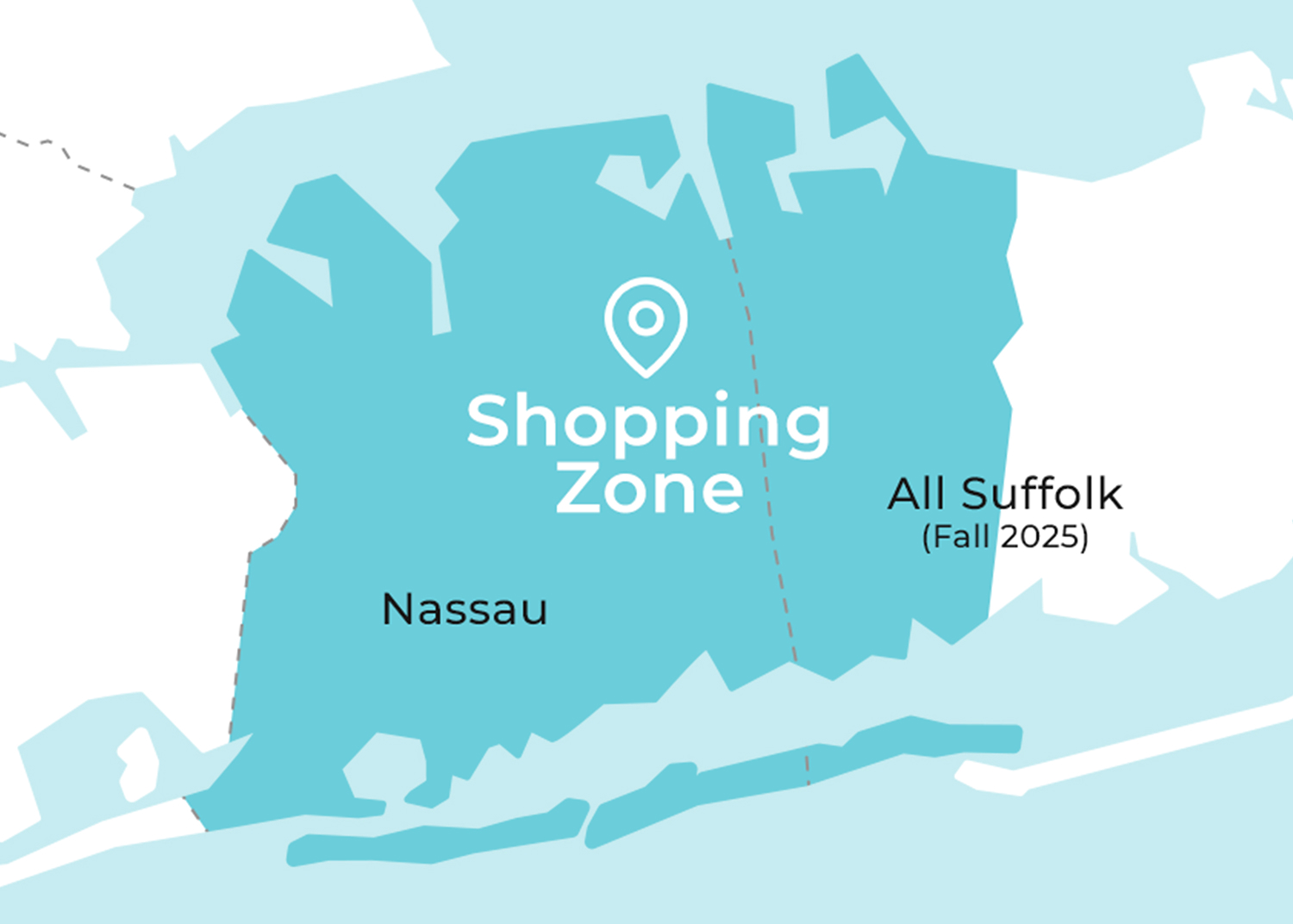 Trellus Long Island Map